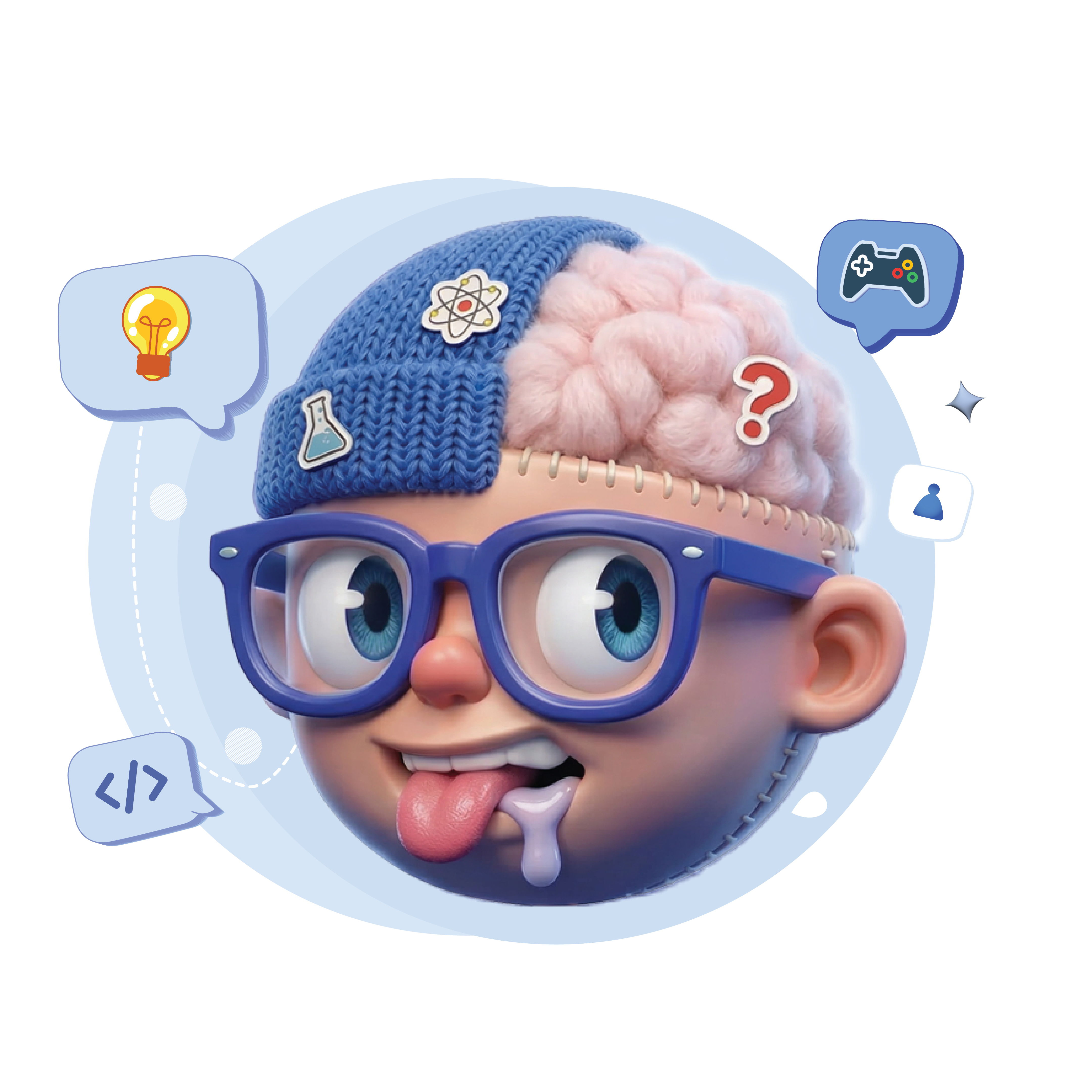 Smooth Brain Lab Mascot